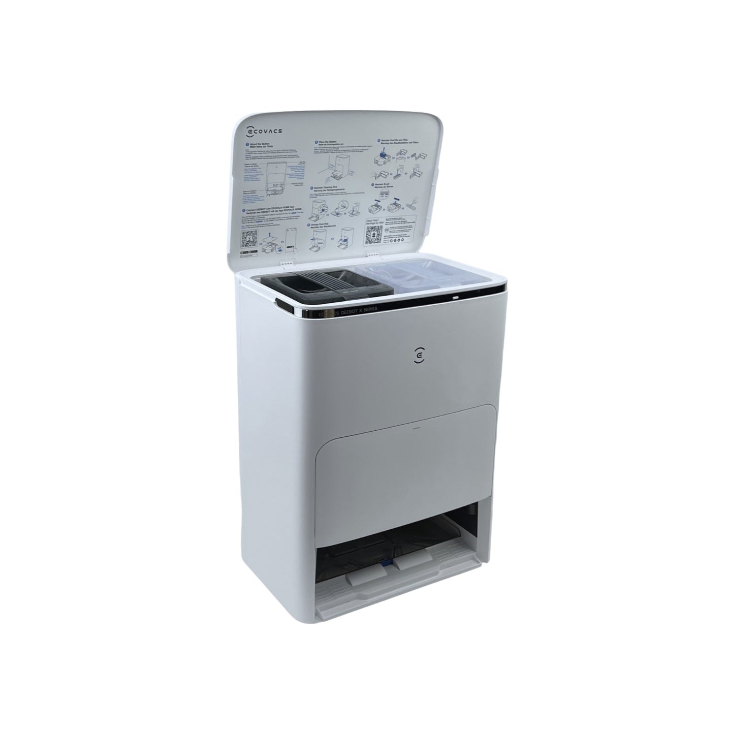 Ecovacs Deebot X2 Omni Saug Wischroboter Absaugstation App-Steuerung 8000pa Weiß | Retourware