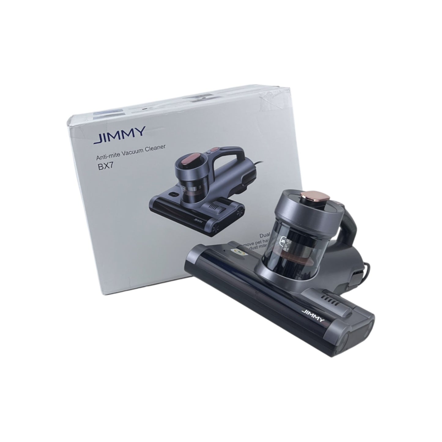 Jimmy BX7 Milbensauger 600W Doppelbürstentechnologie 99,9% Reinigungsleistung | Neu