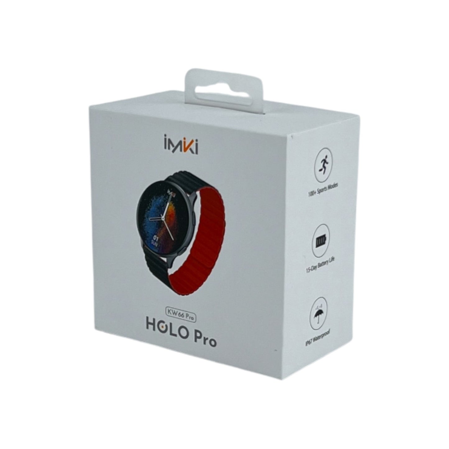 IMIKI Holo Pro KW66 Smartwatch 46mm 1.43 Zoll (3.63 cm) Bluetooth Schwarz | Neu