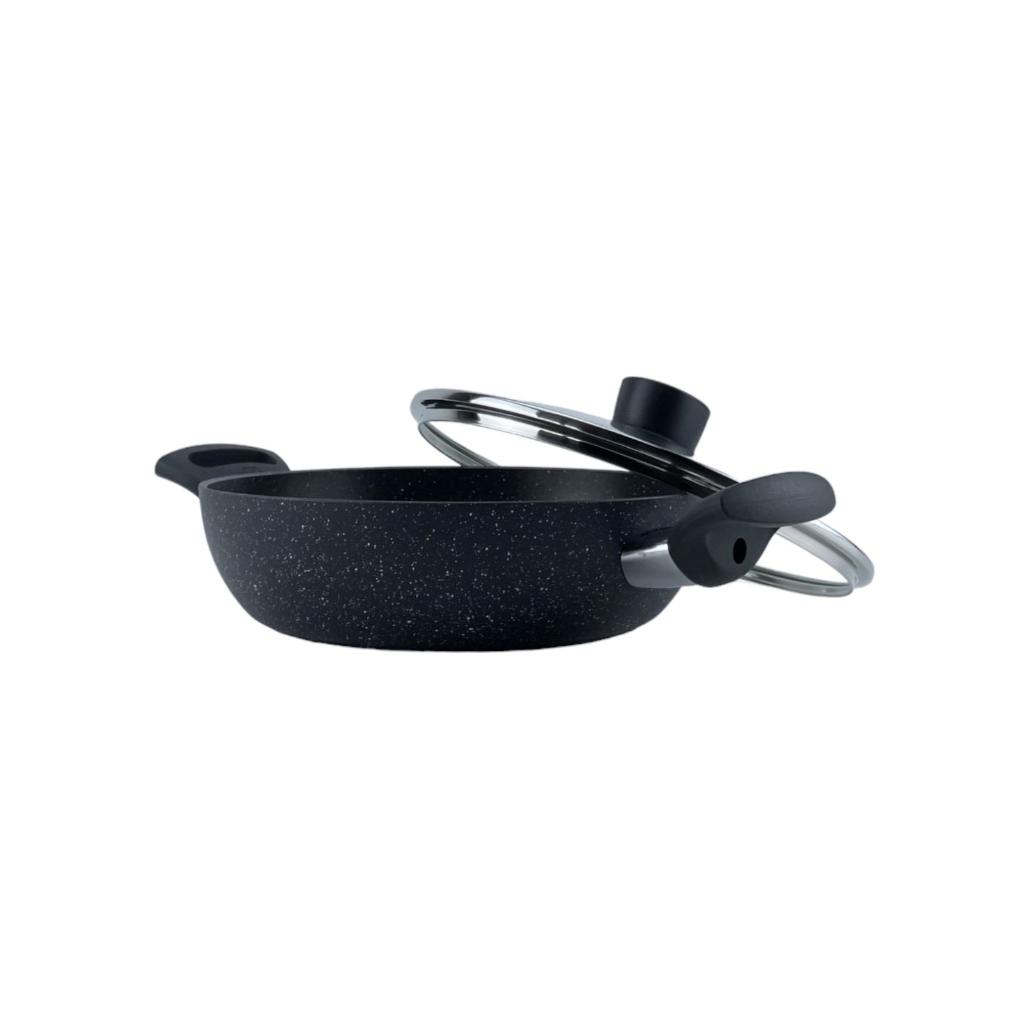 Ballarini Vipiteno Bratentopf Servierpfanne mit Deckel Induktion 24cm Aluminium | Neu