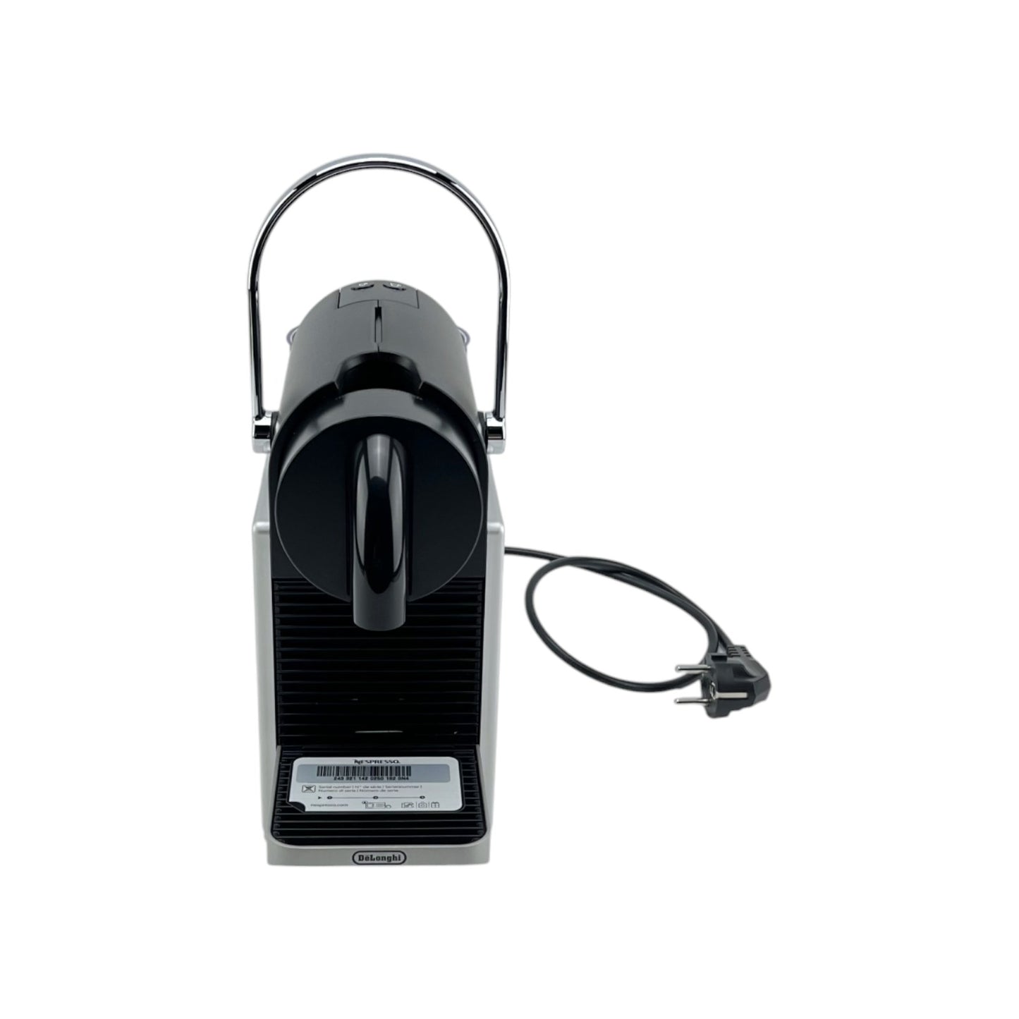 Nespresso De'Longhi Pixie EN127.S Kaffekapselmaschine 19bar 1260W Schwarz Silber | Retourware