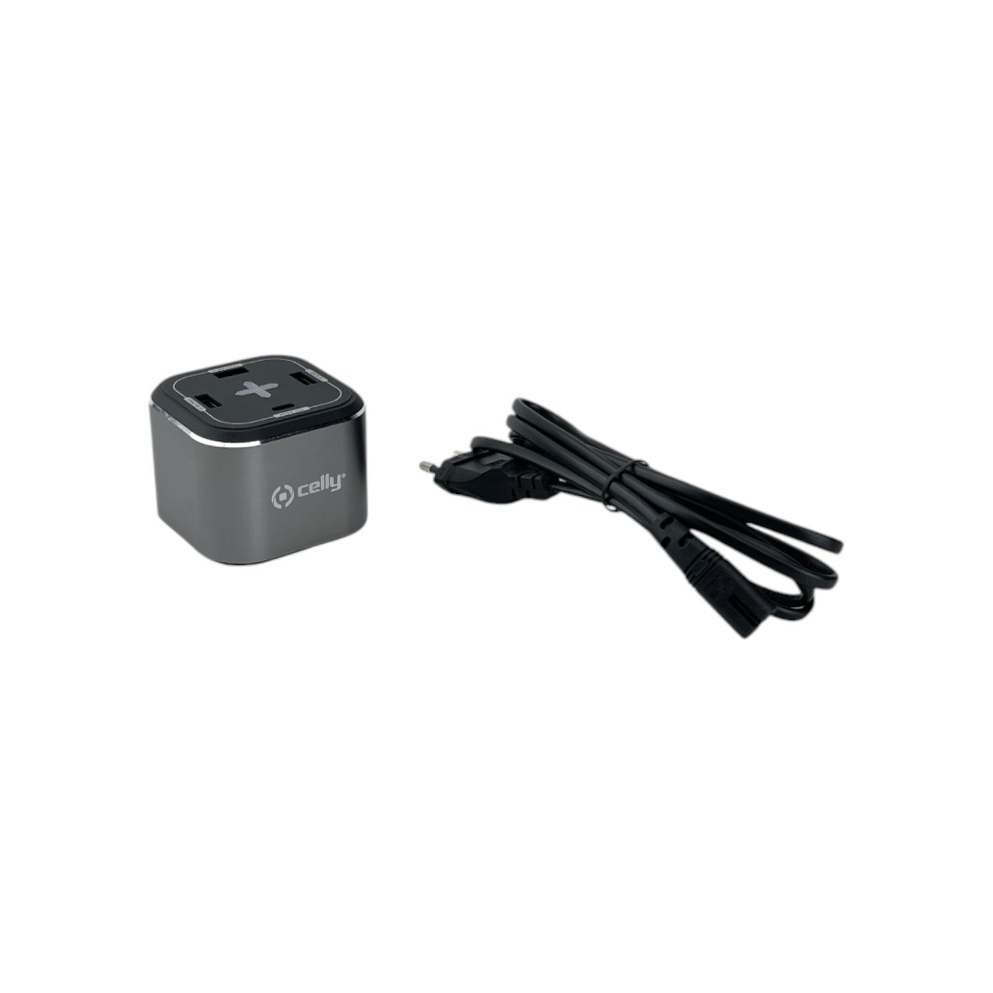 Celly GAN Powerstation USB-A USB-C Ladegerät 65W 20W 2.4A/12W | Neu