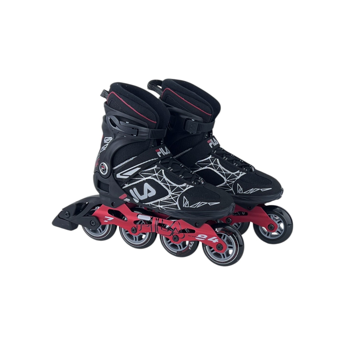 Fila Legacy Pro 84 Damen Herren Inliner Inlineskates Skates Schwarz/Rot 40.5 EU | Neu