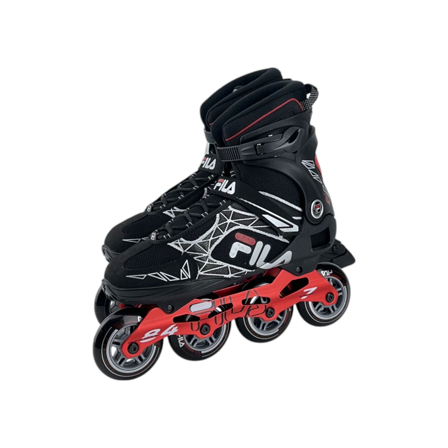 Fila Legacy Pro 84 Damen Herren Inliner Inlineskates Skates Schwarz/Rot 43.5 EU | Neu