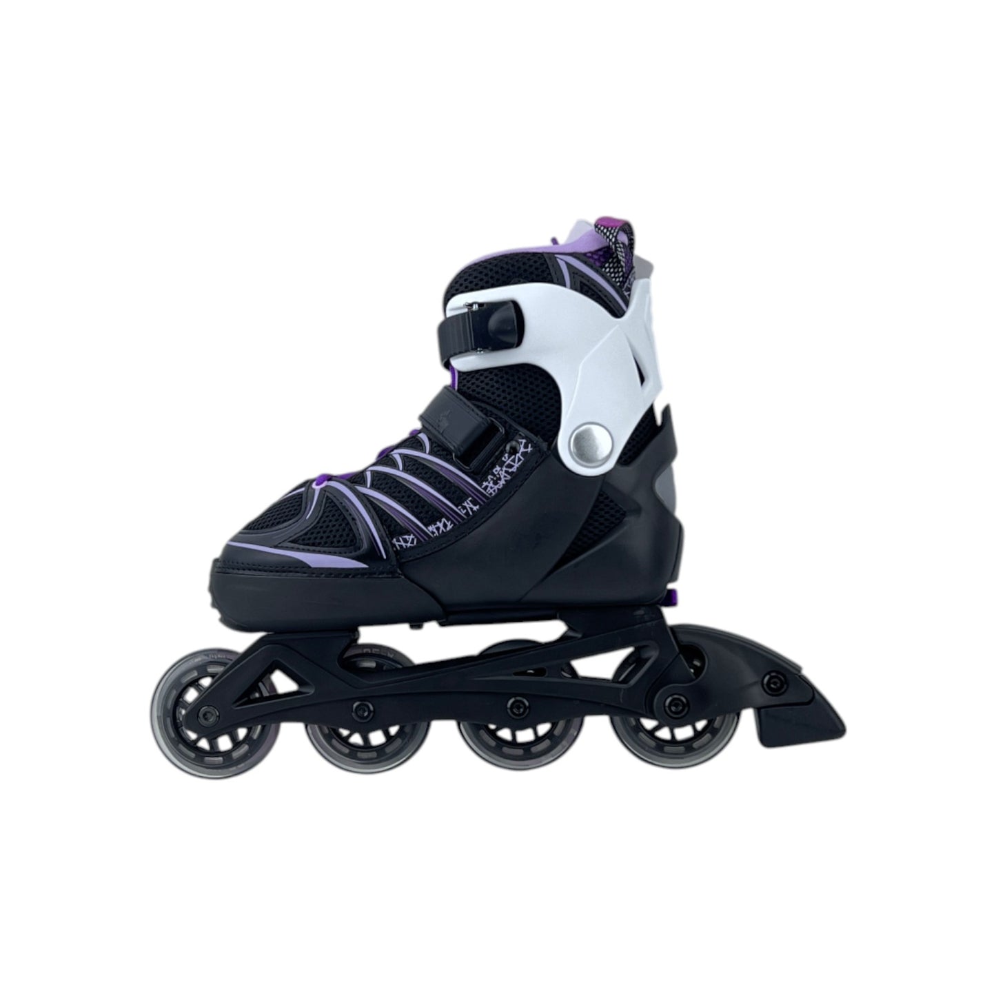 Fila Skates X-One Kinder Mädchen Inliner Inlineskates Schwarz/Lila 38-41EU | Neu