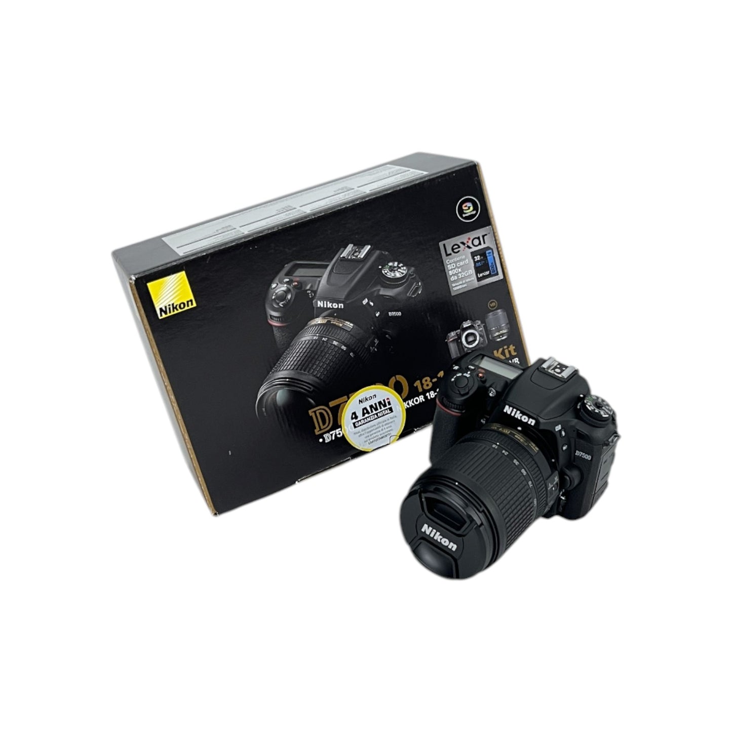 Nikon D7500 Digitale Spiegelreflexkamera Objektiv AF-S DX Nikkor 18-140 mm f/3.5-5.6G 20.9MP | Retourware
