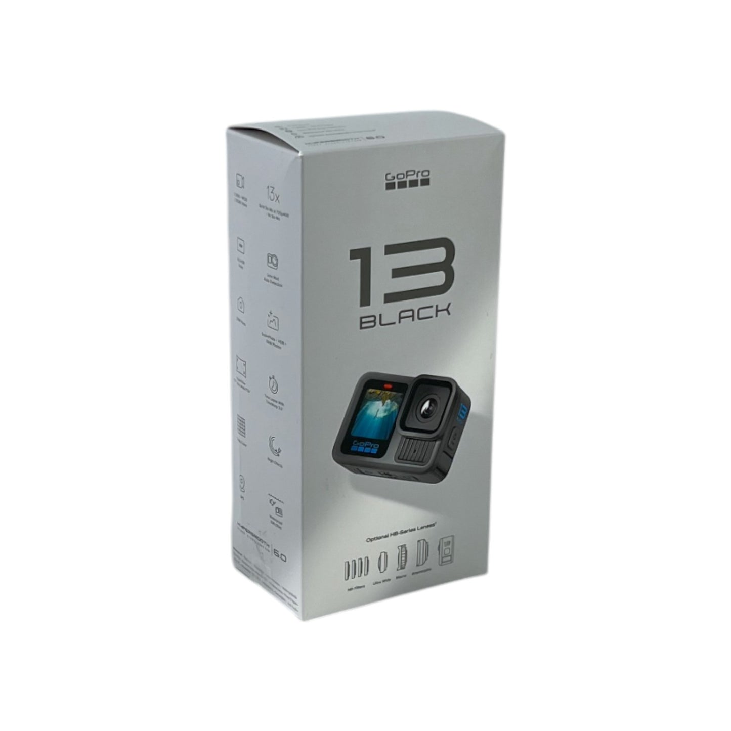 GoPro HERO13 Black Actionkamera 5.3K 27.6MP Foto Videokamera WiFi Bluetooth GPS | Neu