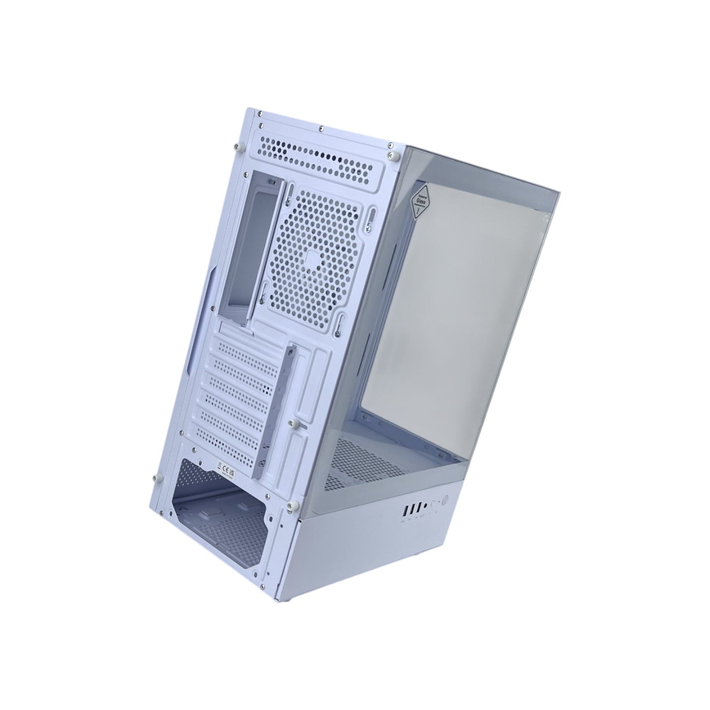 MARS GAMING MC-XO Gaming Midi Tower PC Gehäuse ATX Rahmenlos Glas 12cm FRGB | Neu