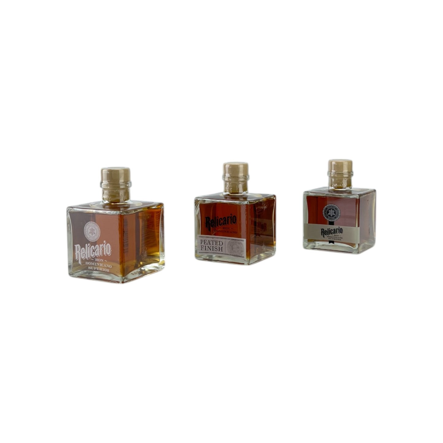 Ron Dominicano Rum Relicario Trio Pack Tasting Set 3x 0,2L Alkohol 40% Vol. | Retourware