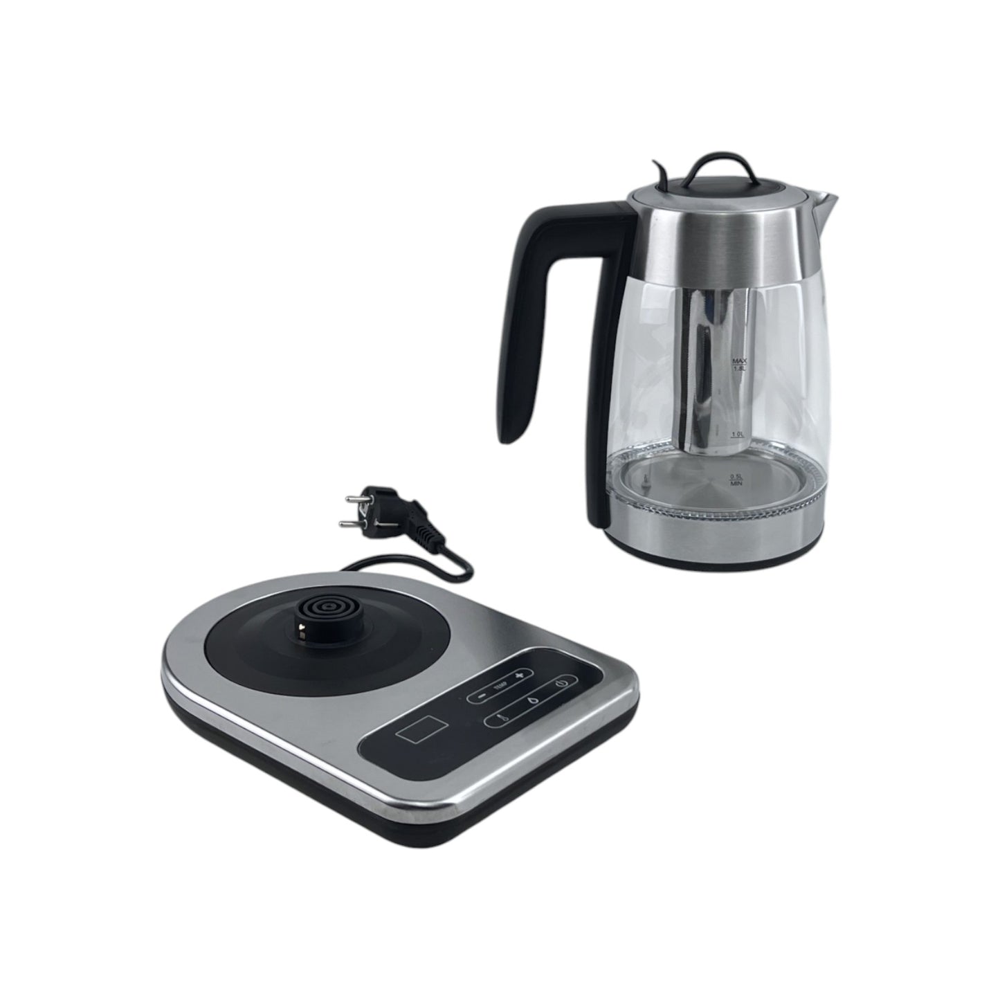 ECG RK 1891 INFUSO Teemaschine 1.8L Wasserkocher 40-100°C 2.200W Edelstahl | Retourware