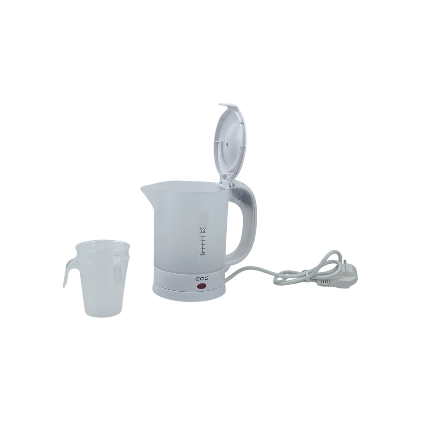 ECG RK 500 Travel Lite Wasserkocher 500ml 1000W Weiss | Retourware
