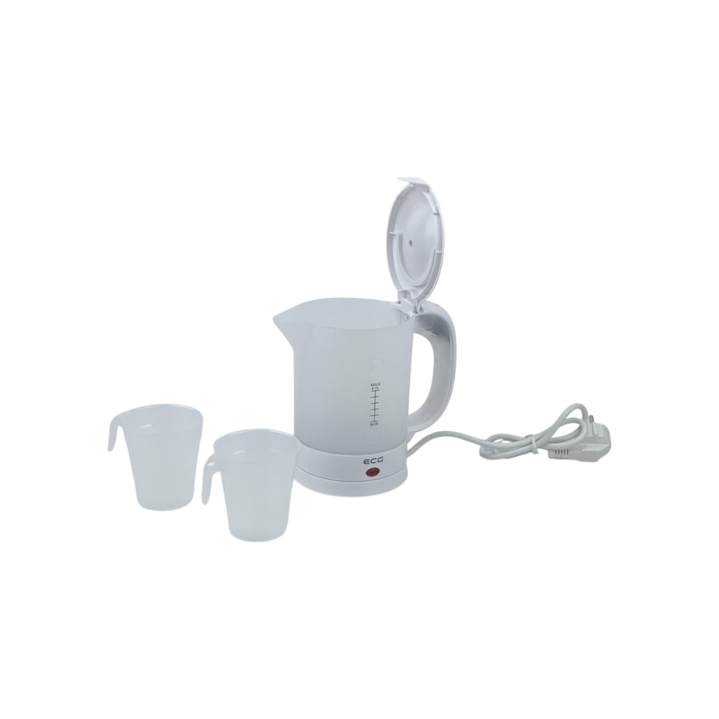 ECG RK 500 Travel Lite Wasserkocher 500ml 1000W Weiss | Retourware