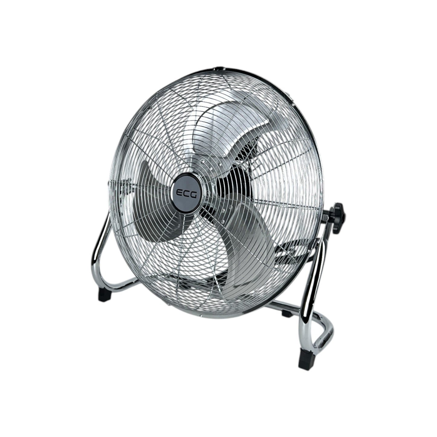 ECG FF 45 Ventus Bodenventilator 100W 45cm 3 Stufen 90° Neigung Edelstahl | Retourware