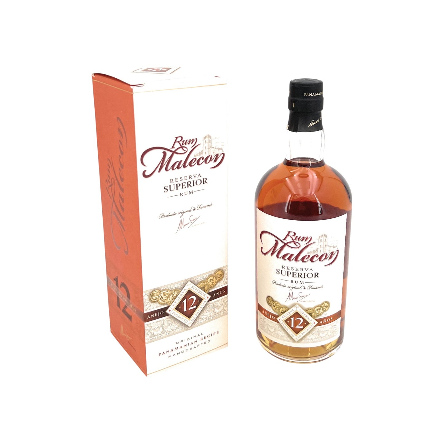 Rum Malecon Genuinamente Envejecido 12 Jahre Dark Rum 1x 0,7 l Alkohol 40% vol. | Neu