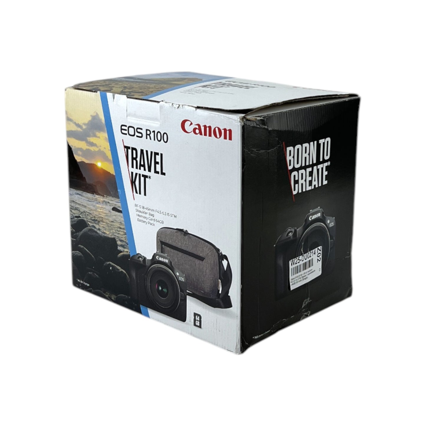 Canon EOS R100 + RF-S 18-45mm F4.5-6.3 is STM Spiegellose Digitalkamera 24.1 MP | Retourware