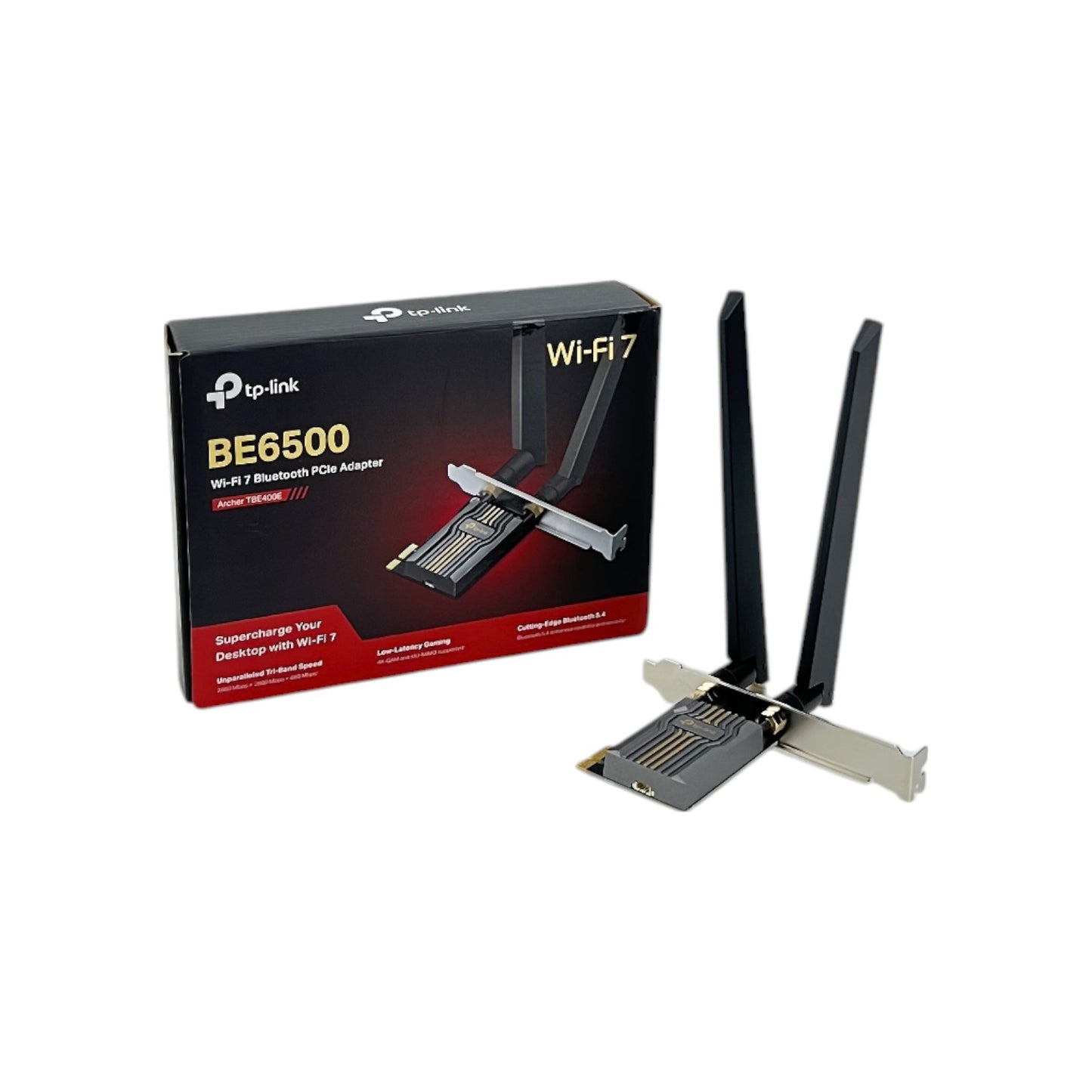 TP-Link Archer TBE400E WLAN-Karte PC Computer Tri-Band BE6500 Wi-Fi 7 Bluetooth | Neu
