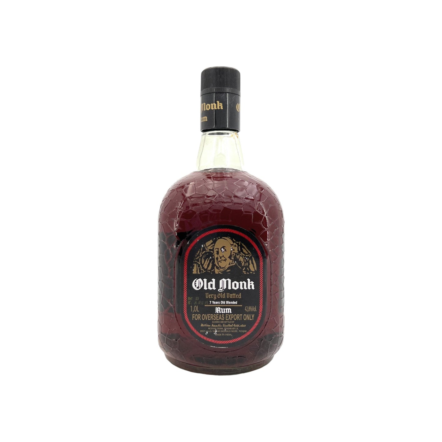 Old Monk Rum 7 Jahre 1x 1,0 l 42,8 % vol. Alkohol | Retourware