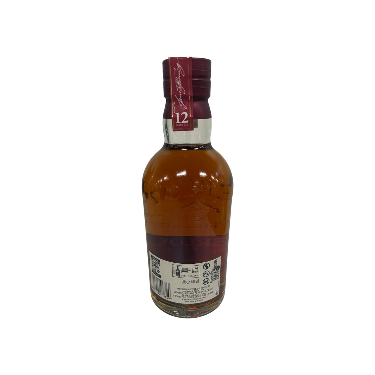 Aberlour 12 Jahre Single Malt Scotch Whisky 1x 0,7 l Alkohol 40% vol. | Neu