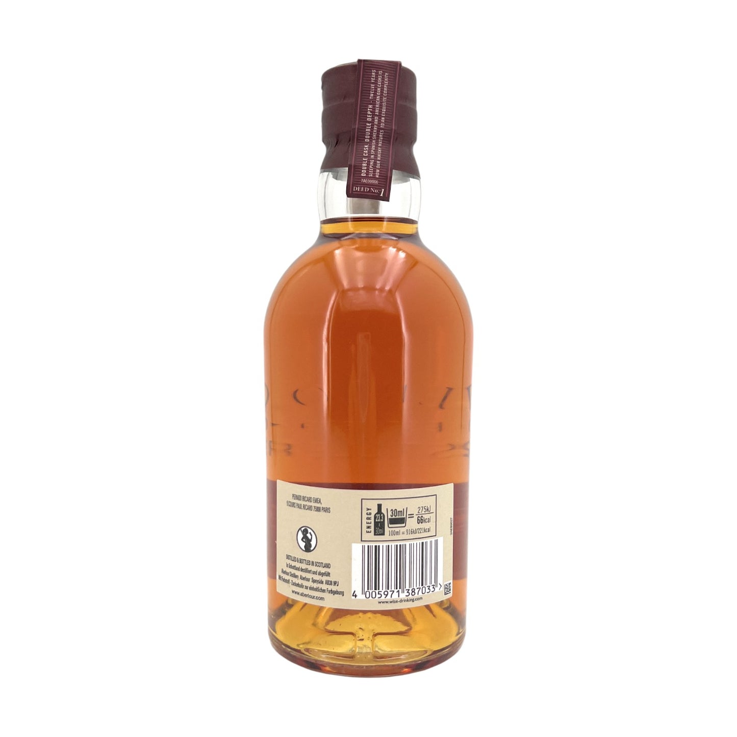 Aberlour 12 Jahre Single Malt Scotch Whisky 1x 0,7 l Alkohol 40% vol. | Neu