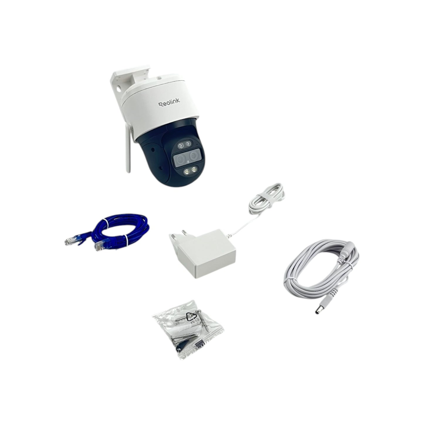 Reolink 4K Überwachungskamera Aussen 8MP WiFi 6 Dual-Objektiv Wand/Deckenmontage | Retourware