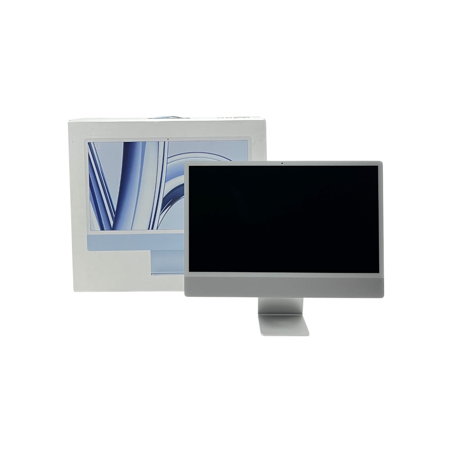 Apple iMac 24 Zoll (60,96 cm) AIO 2021 M1 8GB 256GB Silber QWERTY it | Retourware