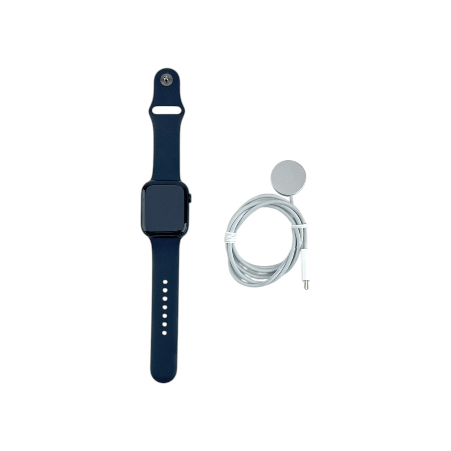 Apple Watch 8 GPS Aluminium Mitternacht 45 mm Sportarmband Mitternacht | Retourware