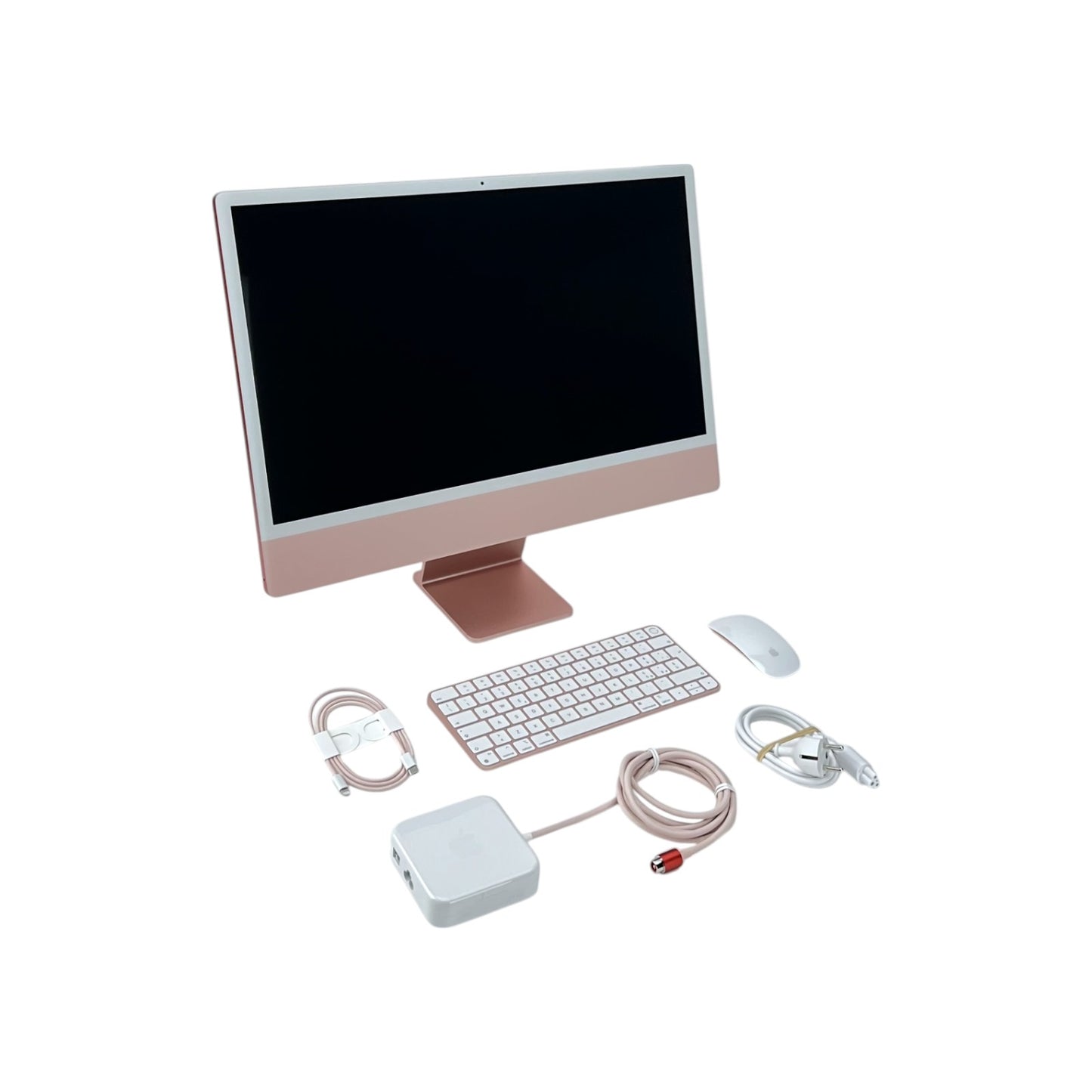 Apple iMac 24 Zoll (60,96 cm) AIO 2021 M1 8GB 256GB Rosa QWERTY it | Retourware