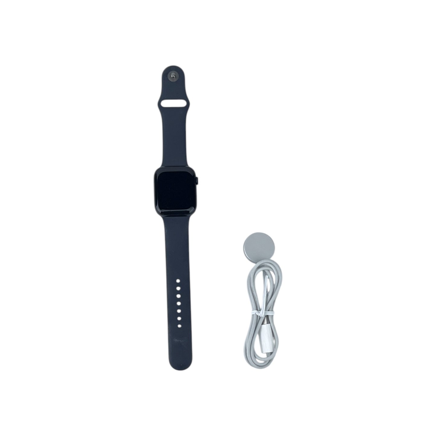 Apple Watch 8 GPS Aluminium Mitternacht 45 mm Sportarmband Mitternacht | Retourware