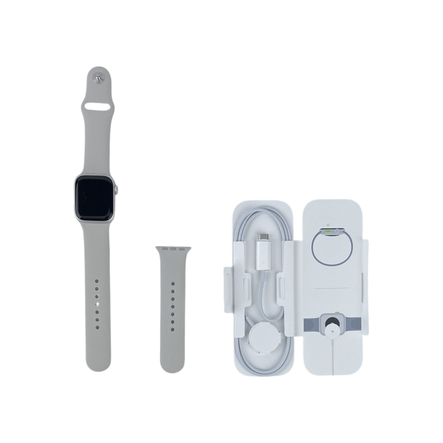 Apple Watch 7 GPS Aluminium Polarstern 41 mm Sportarmband Polarstern | Retourware