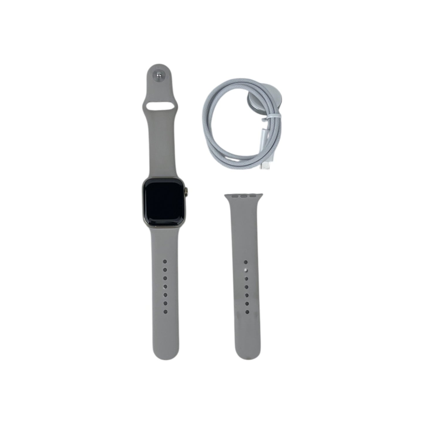 Apple Watch 8 Cellular Edelstahl Gold 41 mm Milanaise Gold | Retourware