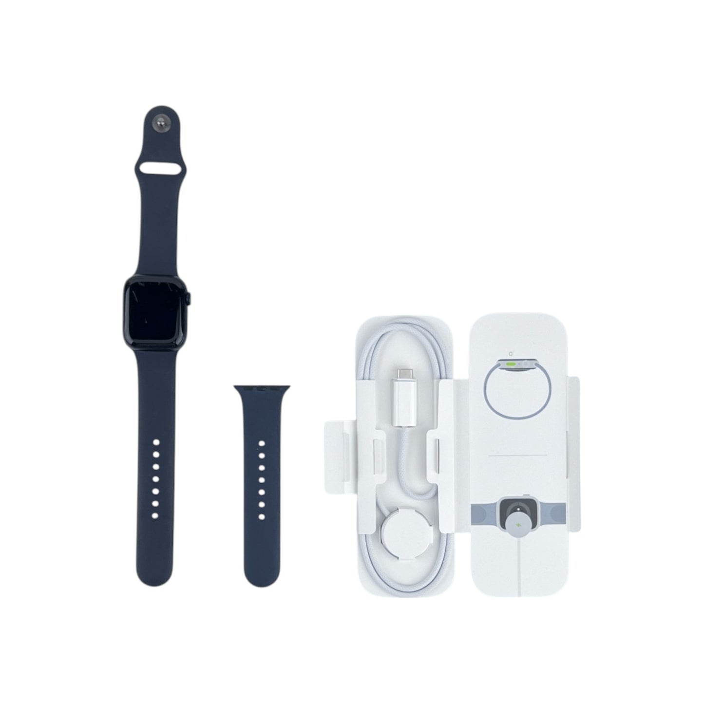 Apple Watch 7 GPS Aluminium Mitternacht 41 mm Sportarmband Mitternacht | Retourware