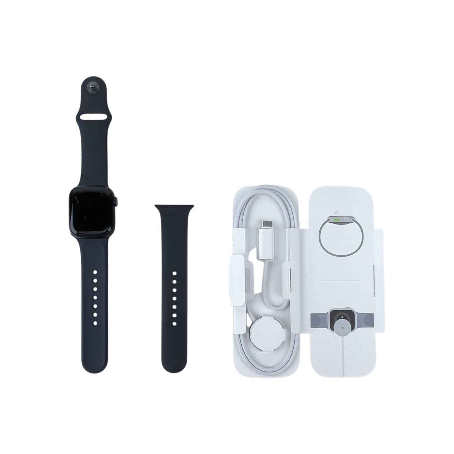 Apple Watch 7 GPS Aluminium Mitternacht 41 mm Sportarmband Mitternacht | Retourware
