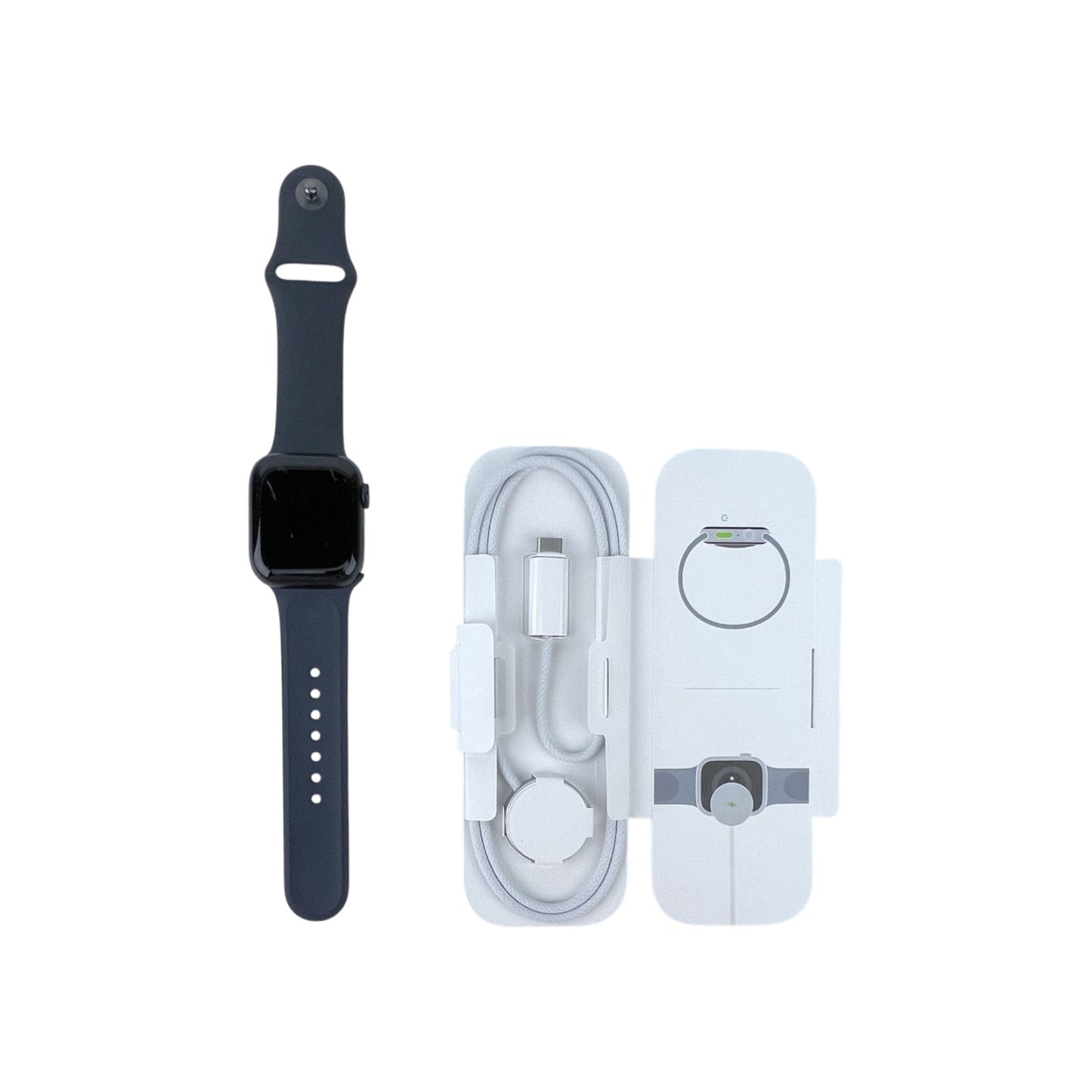 Apple Watch 7 GPS Aluminium Mitternacht 41 mm Sportarmband Mitternacht | Retourware