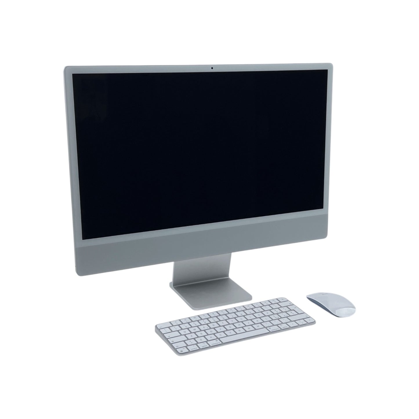 Apple iMac 24 Zoll (60,96 cm) AIO 2021 M1 8GB 256GB Silber QWERTY it | Retourware