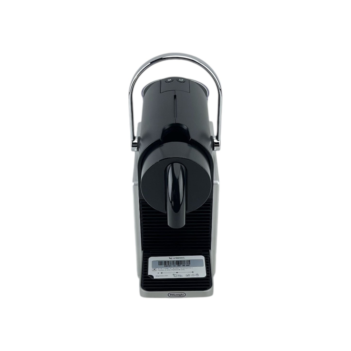 Nespresso De'Longhi Pixie EN127.S Kaffekapselmaschine 19bar 1260W Schwarz Silber | Retourware