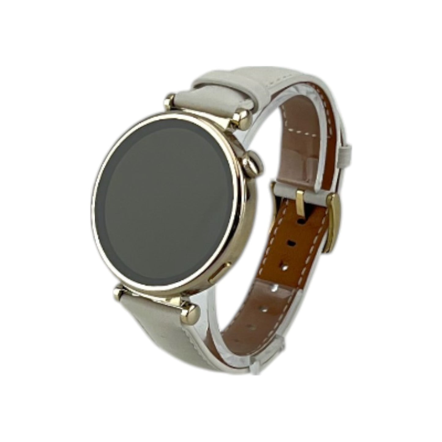 Huawei Watch GT 4 Smartwacht 41mm Armbanduhr Leder Android iOS Gold | Retourware