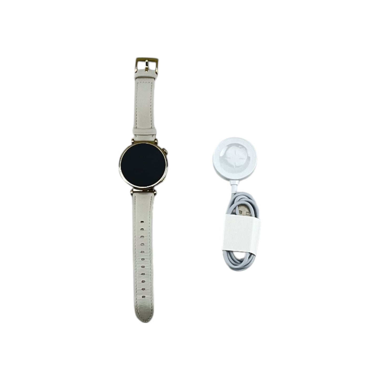 Huawei Watch GT 4 Smartwacht 41mm Armbanduhr Leder Android iOS Gold | Retourware