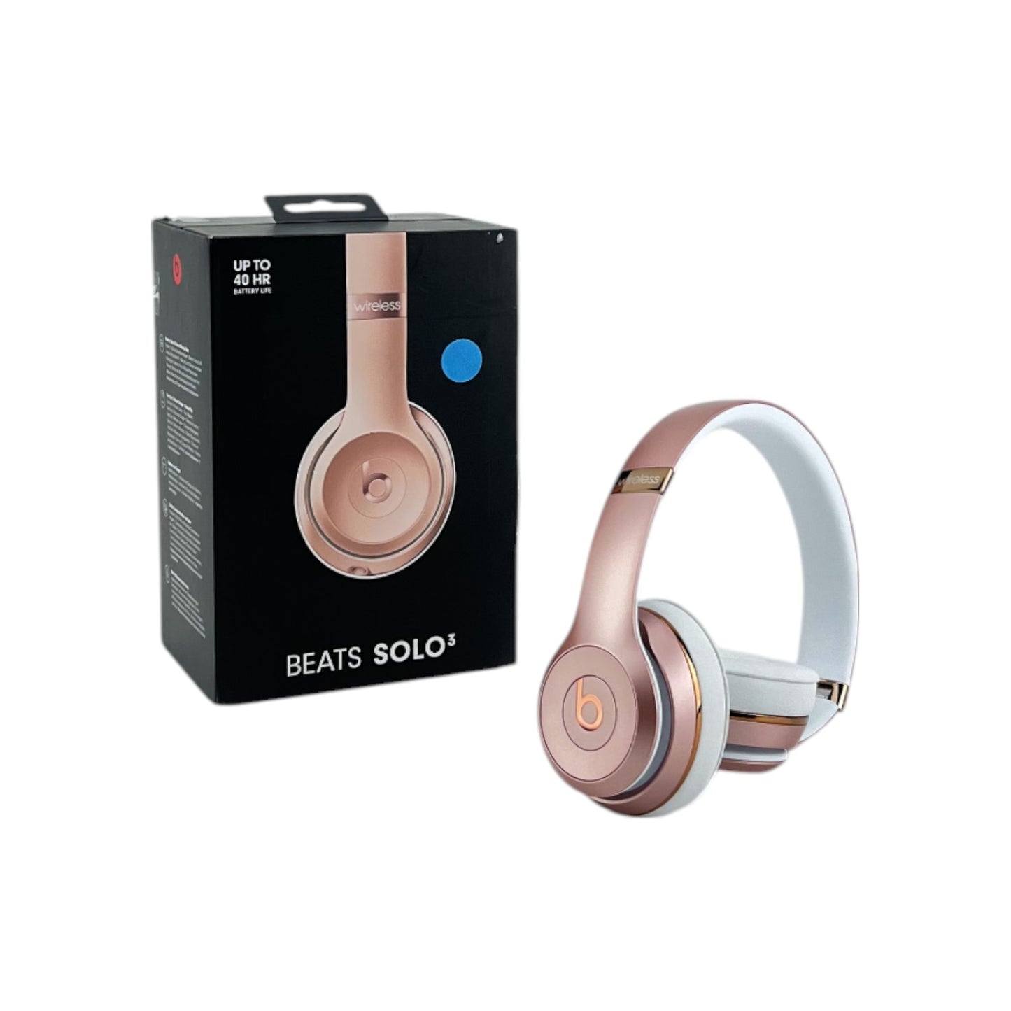 Beats Solo3 Bluetooth OnEar Kopfhörer Headset Apple W1 Chip 40 Stunden Roségold | Retourware