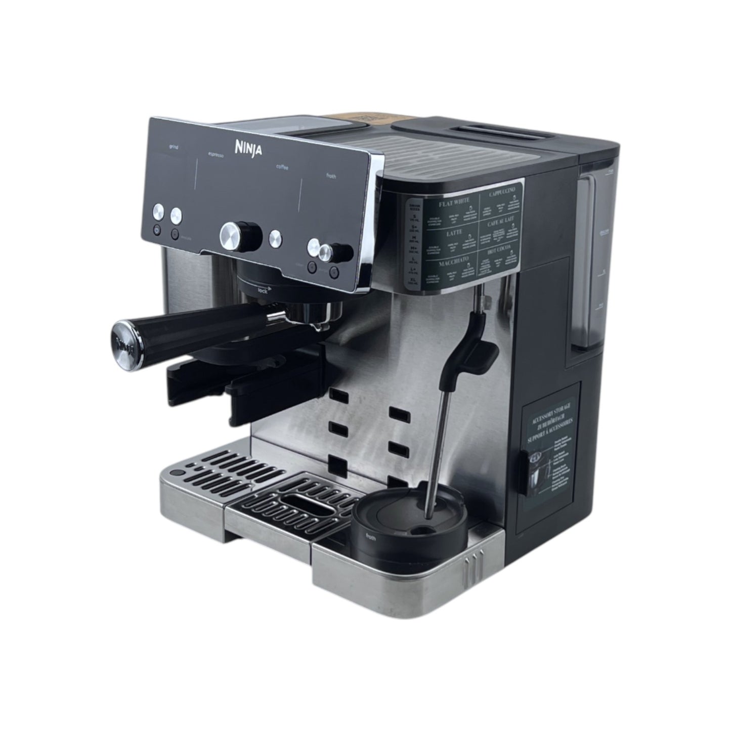 Ninja Luxe Café Premier 3in1 Kaffeemaschine Kegelmahlwerk Aufschäumer 1650W | Retourware