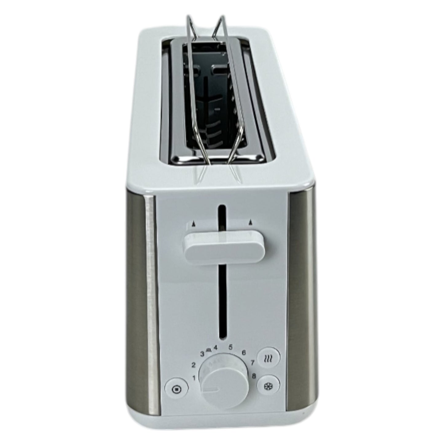Braun Toaster PurShine HT 1610 WH 25cm Brotschlitz 8 Stufen 1030W Edelstahl Weiß | Retourware