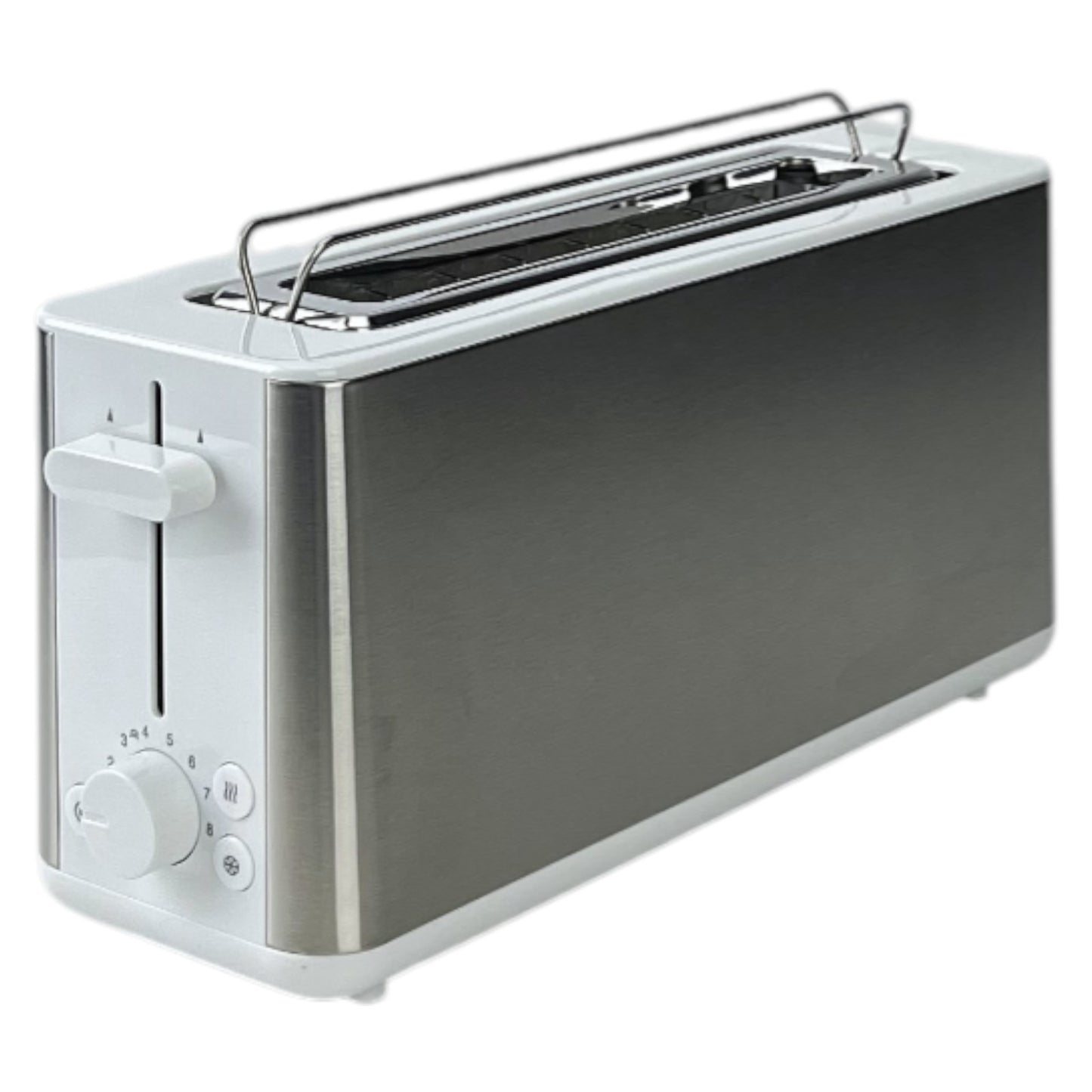 Braun Toaster PurShine HT 1610 WH 25cm Brotschlitz 8 Stufen 1030W Edelstahl Weiß | Retourware