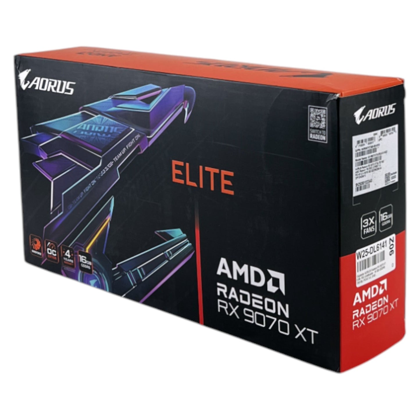 Gigabyte AORUS AMD Radeon RX 9070 XT Elite 16G Gaming Grafikkarte 16GB GDDR6 | Retourware