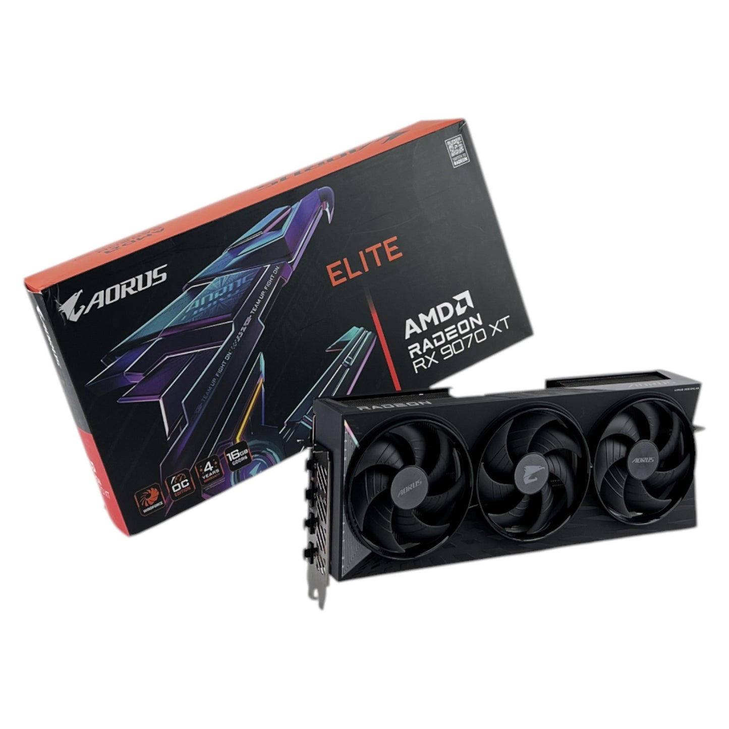 Gigabyte AORUS AMD Radeon RX 9070 XT Elite 16G Gaming Grafikkarte 16GB GDDR6 | Retourware