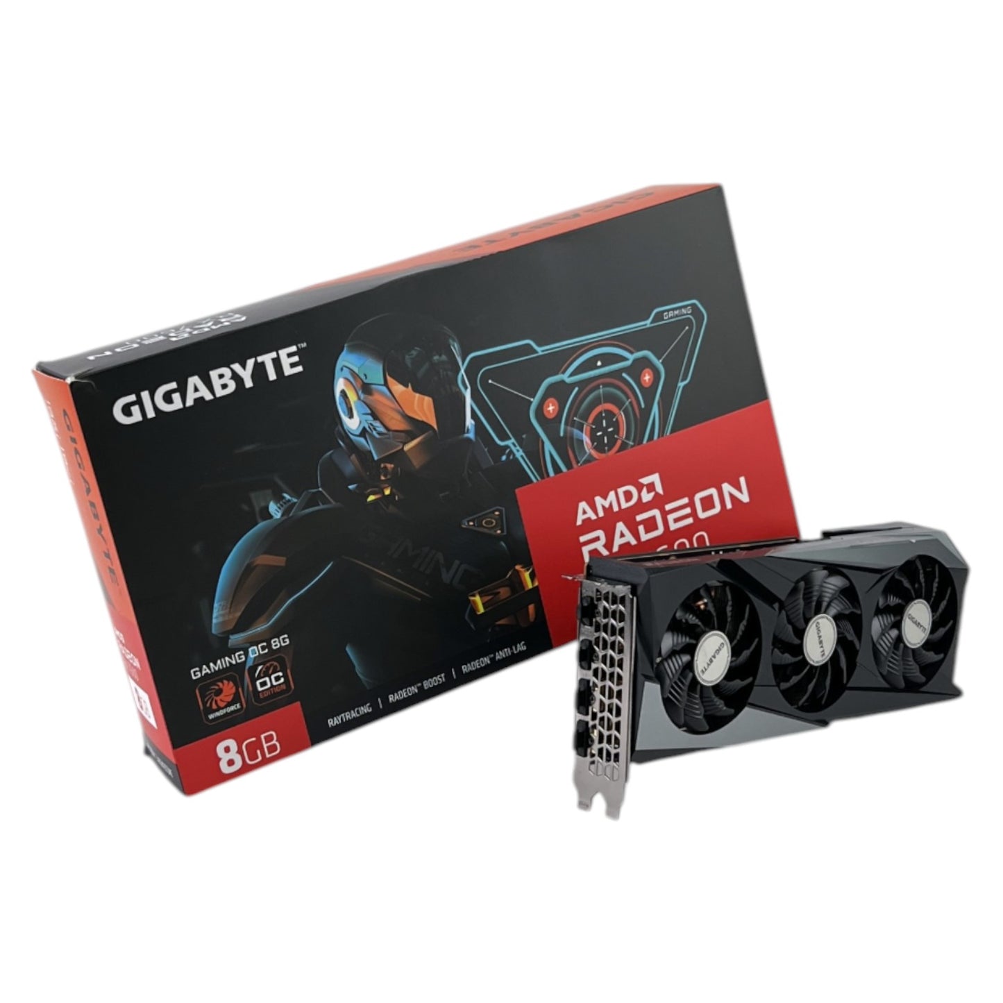 Gigabyte AMD Radeon RX 7600 Gaming OC 8G Grafikkarte 8GB GDDR6 HDMI DisplayPort | Neu