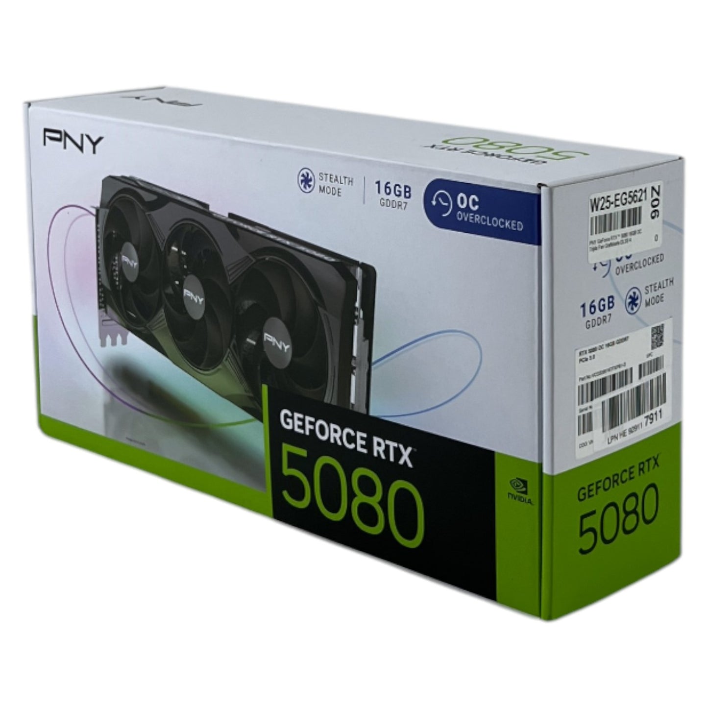 PNY nVidia GeForce RTX 5080 Gaming Grafikkarte 16GB GDDR7 OC Triple Fan HDMI DP | Neu