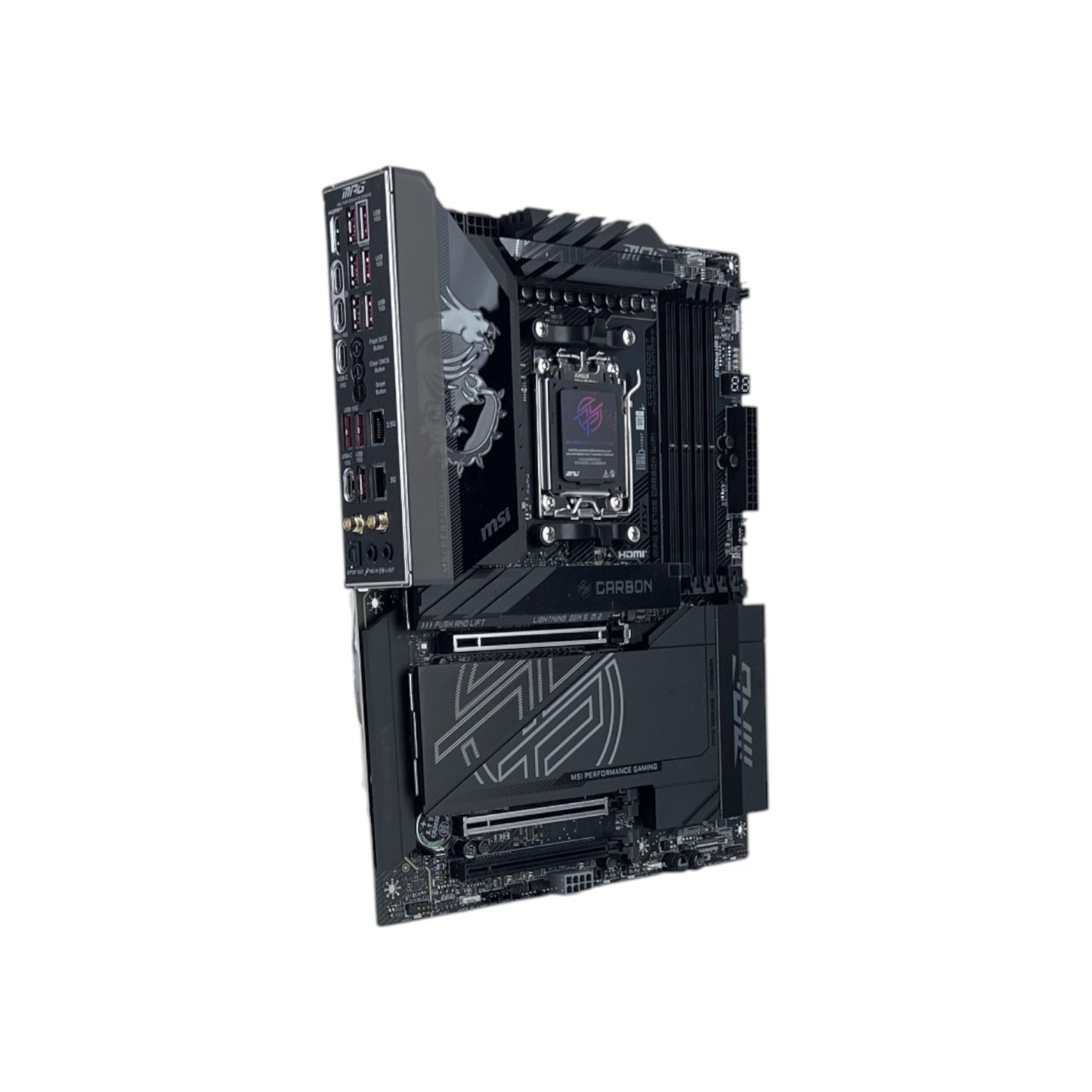 MSI MPG X870E Carbon WiFi Mainboard ATX Motherboard AMD AM5 DDR5 Memory | Retourware