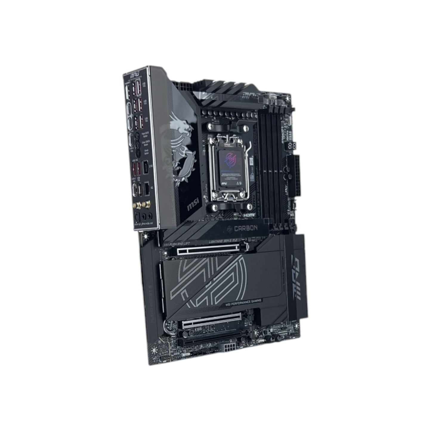 MSI MPG X870E Carbon WiFi Mainboard ATX Motherboard AMD AM5 DDR5 Memory | Retourware