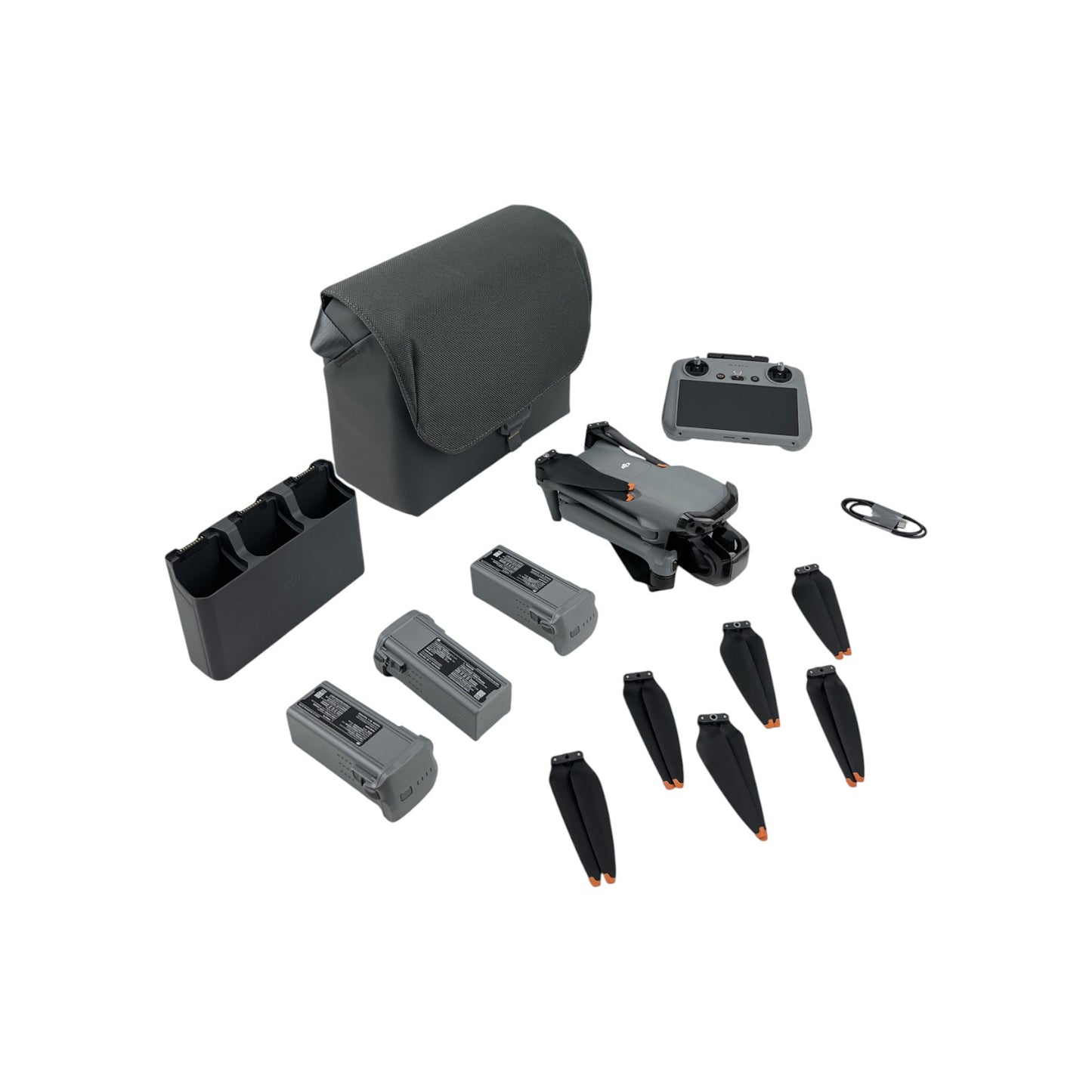 DJI Air 3 Fly More Combo (DJI RC 2) Smart Remote 48MP Foto Video Reisedrohne | Retourware