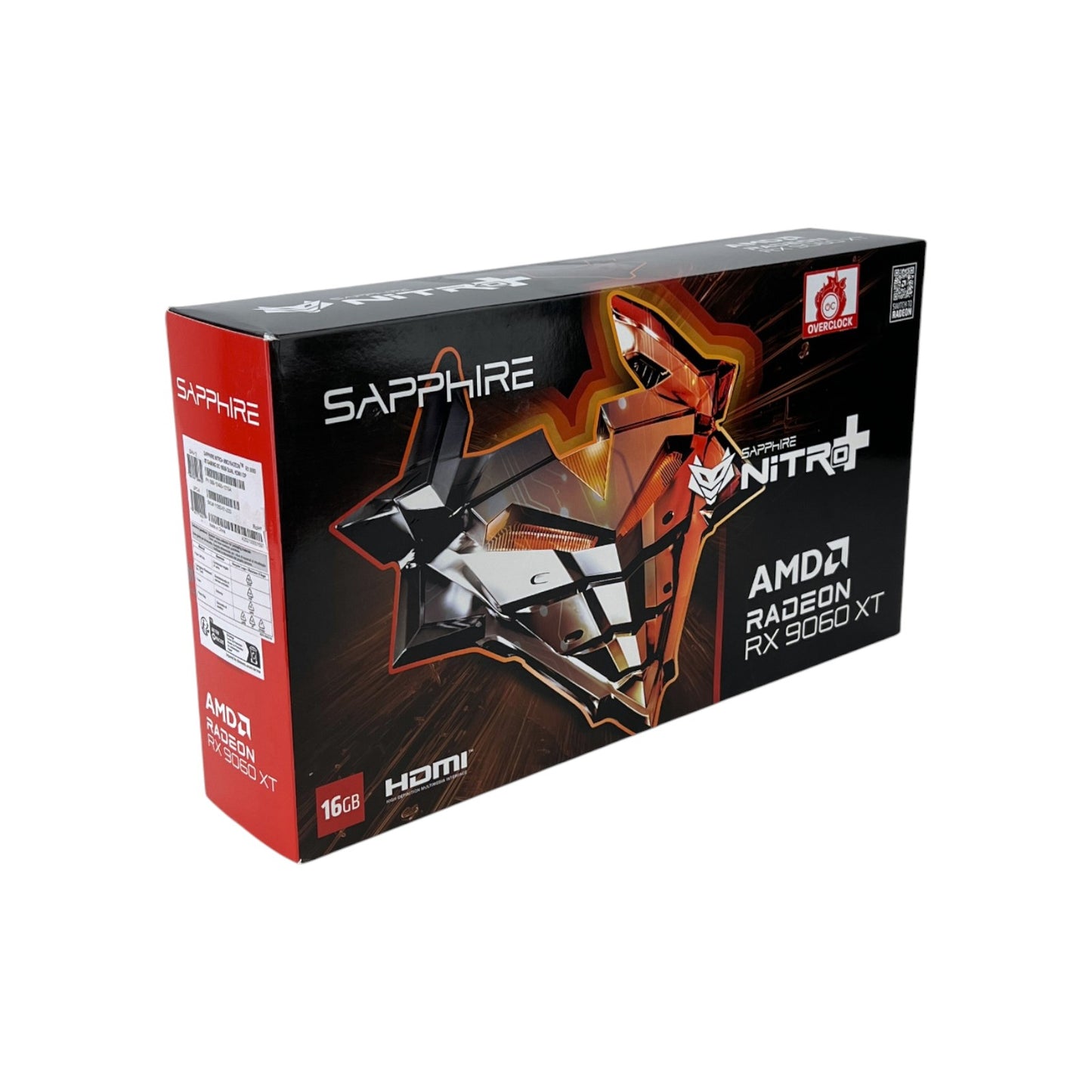Sapphire Nitro+ Radeon RX 9060XT Gaming Grafikkarte 16GB GDDR6 HDMI DisplayPort | Retourware