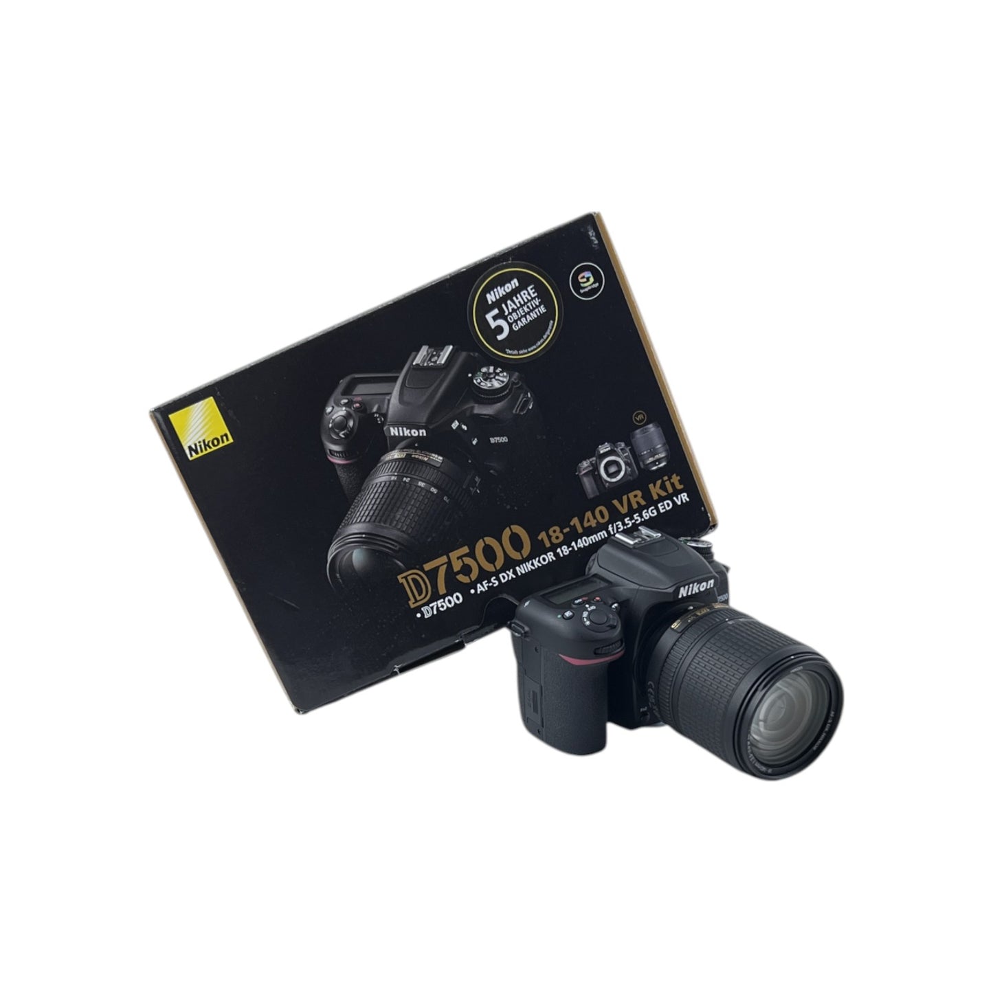 Nikon D7500 Kit 18-140 mm Digital SLR Kamera AF-S DX 20.9MP EXPEED 5-Prozessor | Retourware